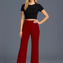 SWADESI STUFF Women Relaxed Easy Wash Cargos Trousers-picture-11