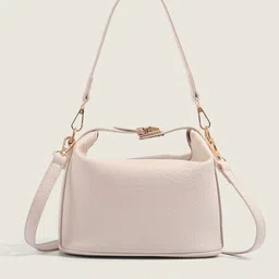 StyleCast x Revolte Women Textured Structured Shoulder Bag image 2