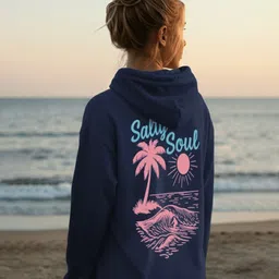 Dagcros Girls Printed Hooded Sweatshirt-image-41