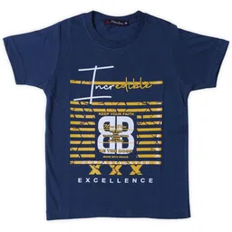 NeuVin Boys Typography Printed Round Neck T-shirt-picture-52