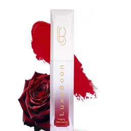 LUXEBOON Waterproof Tempting Matte Lipstick - 7 ml - Dark Vivid Red-picture-21