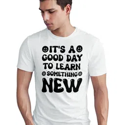 Seekbuylove Men Typography Printed Bio Finish T-shirt-image-49