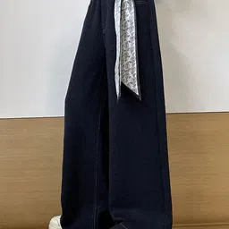 LULU & SKY Girls Wide Leg High-Rise Stretchable Jeans image 4