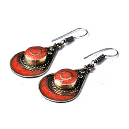 AAR Jewels Rhodium-Plated Teardrop Shaped Drop Earrings image 2