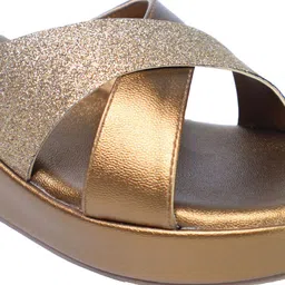 Monrow PU Wedge Sandals image 4