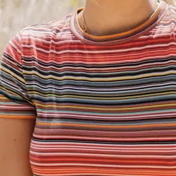 BAESD Women Stripped Fitted Top image 4