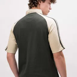 Maniac Men Printed Polo Collar T-shirt image 4