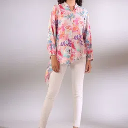 SZN Women Pink Floral Tops-picture-38