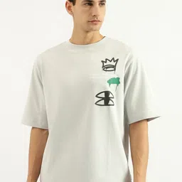 United Colors of Benetton Typography Printed Round Neck Pure Cotton T-shirt image 1