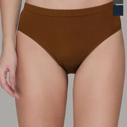 AMUL COMFY Women Pack Of 3 Pure Cotton Soft Light Hipster Briefs-picture-11