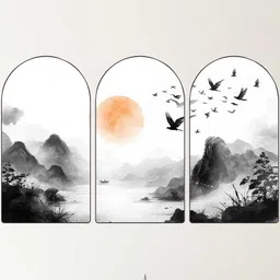 Livin'luxe Multicoloured MDF Other Wall Paintings-picture-10