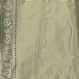 Maroosh Floral Zari Silk Blend Banarasi Saree  with unstitched blouse piece image 4