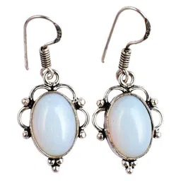 AAR Jewels Silver-Plated Alloy Topaz Drop Earrings-image-78