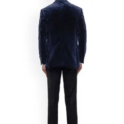 SDS By Kushal Shah Velvet Peak Lapel Single Breasted Tuxedo Three-Piece Suit image 4