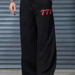 CLOTH N CODE Men Printed Relaxed Straight Fit Trousers image 3