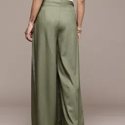 Ritu Kumar Women Pleated Korean Trousers image 3