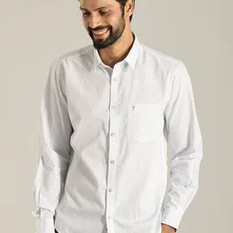 Indian Terrain Men Slim Fit Opaque Printed Casual Shirt-image-56