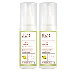 Jiva Set Of 2 Citrus Lotion For Removing Makeup 100 ml Each image 1