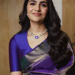 AMRUTKALA SAREES Ethnic Motif Woven Design Zari Banarasi Saree image 4