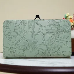 DOSYSO Printed Embroidered Purse Clutch-picture-14