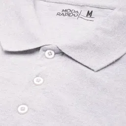 Moda Rapido Men Pack Of 2 Solid Polo Collar Regular Fit Cotton T-shirts image 4