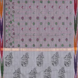 The Chennai Silks Ethnic Motifs Printed Pure Cotton Kovai Saree image 2