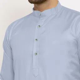 KRUDHA Men Thread Work Kurta image 3