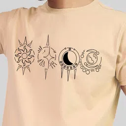 Greylongg Men Graphic Printed Round Neck Cotton T-shirt image 3