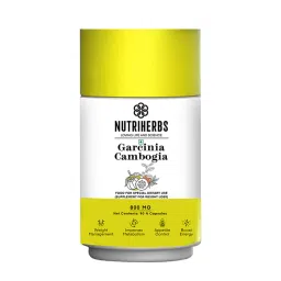 Nutriherbs Garcinia Cambogia 90 Capsules 800mg with extract of Guggul & Green Tea Helps in Weight Management, Controls Appetite, Boosts Metabolism, and Provides Energy Pack of 1-image-5