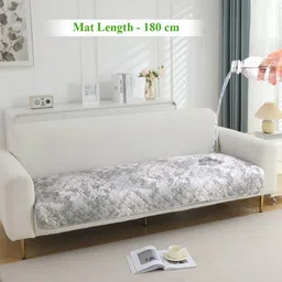 HOKIPO Grey & White Printed Waterproof Quilted Sofa Seat Mats-image-73