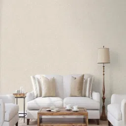 Tisse Beige PVC High Wash Resistant Wallpaper Roll-image-46