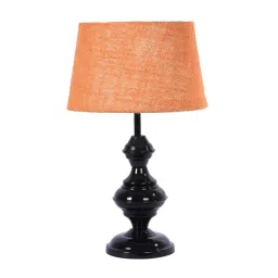 Mustard Shade Table Lamp With Metal Base By Foziq image 5