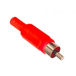 RCA Plug - Male - Red Color image 1