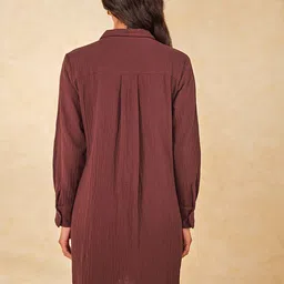 AND Shirt Solid Casual Dress image 4