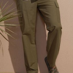 Highlander Men Elasticated Relaxed Cargo Soft Trousers-picture-11