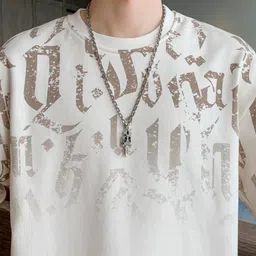 HERE&NOW Men Printed Round Neck Sweatshirt image 2