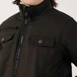 One Friday Boys Lightweight Padded Jacket with Patchwork image 4