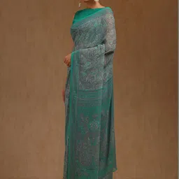 Soch Paisley Pure Georgette Saree image 4