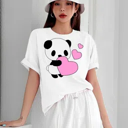 kintu parantu Graphic Printed Round Neck Drop-Shoulder Sleeves Oversized T-shirt-picture-18