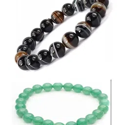 printcorners Set Of 2 Artificial Beaded Elasticated Bracelet-picture-36