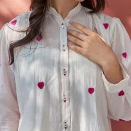 Anni Designer Women Geometric Embroidered Kurta with Palazzo image 5