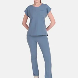 Wearjukebox Round Neck T-Shirt With Trousers Co-Ords-picture-33