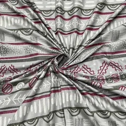 Pure Decor Lifestyle Green Printed Pure Cotton 240 TC King Bedsheet Sets - 2.74 m x 2.74 m image 4