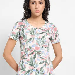Honey by Pantaloons Women Tropical Printed Cotton Top-image-89