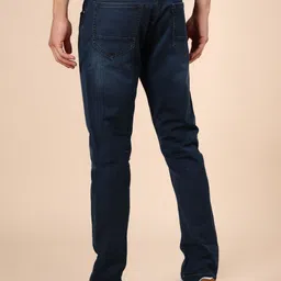 V-Mart Men Regular Fit Low-Rise Light Fade Stretchable Jeans image 5