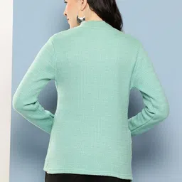 The Roadster Lifestyle Co Self-Design Woolen Cardigan Sweater image 3