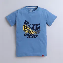 Tiny Toonzzz Boys Pack Of 3 Graphic Printed Cotton T-shirt image 3