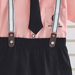 INCLUD Boys Spread Collar Shirt with Shorts image 2