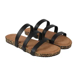 Lazera Women Solid Open Toe Strappy Flats image 4