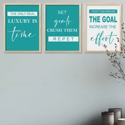 walllane Motivational Wall Art With Frame Home Decor Wall Painting For Living Room Office Bedroom image 4
